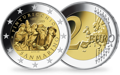 Monnaie de 2 Euros «Pinturicchio» Saint Marin 2013
