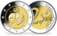 La monnaie de 2 Euro Commémorative Luxemburg 2014