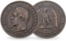 Monnaie ancienne 10 centimes Napoléon III 