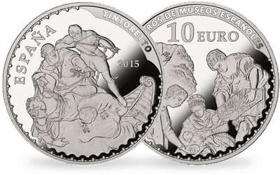 10 Euros en argent Espagne 2015 Tintoretto