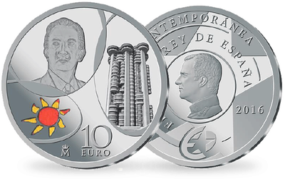 10 Euros en argent Espagne 2016 - L'Epoque Contemporaine
