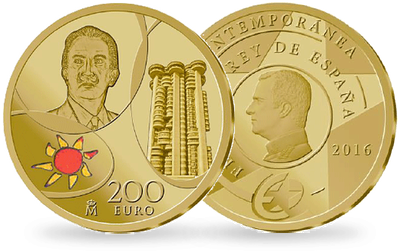 200 Euros en or Espagne 2016 - L'Epoque Contemporaine