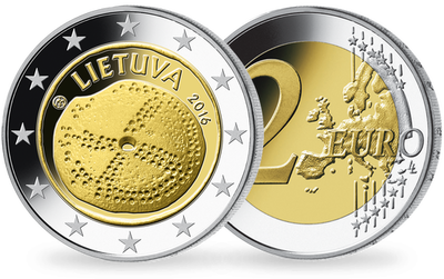 Monnaie de 2 Euros «Culture Balte» Lituanie 2016