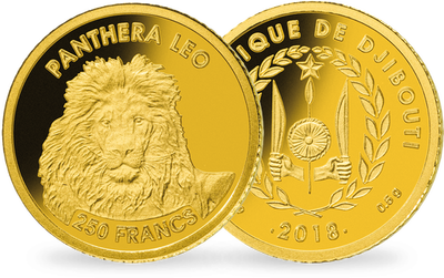 Monnaie en or « Le Lion »