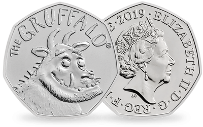 Monnaie 50 pence «Gruffalo» Grande-Bretagne 2019