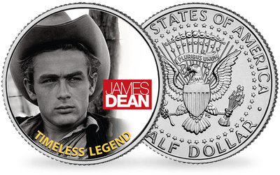 Monnaie Half Dollar « James Dean »