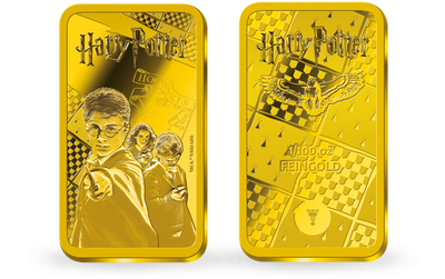 Monnaie-lingot en or pur Harry, Ron & Hermione 2020