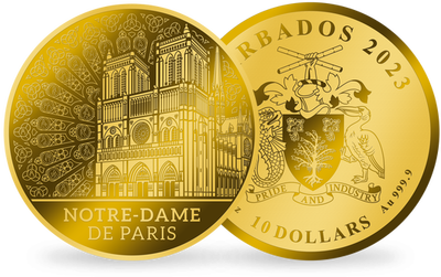 La première monnaie Notre-Dame 2023