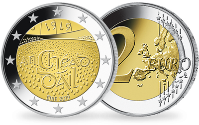 Monnaie de 2 Euros «100ème anniversaire du Dáil Éireann» Irlande 2019