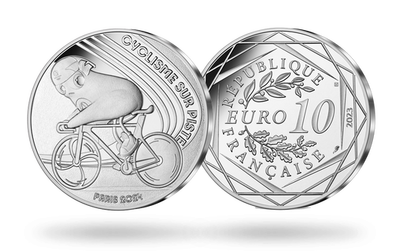 La monnaie de 10 € argent « Paris 2024 - Cyclisme sur piste » 2023