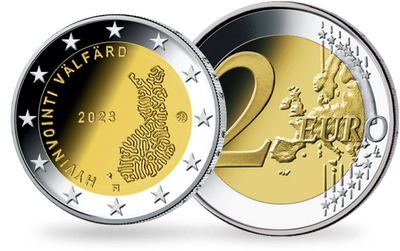 Monnaie commémorative de 2 euros « Les services sociaux et de santé » Finlande 2023