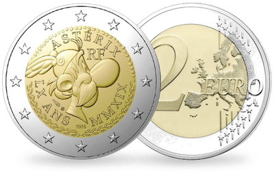 Set des 3 Monnaies de 2 Euros «Astérix» BU 2019 Coincard version Astérix - Obélix - Idéfix