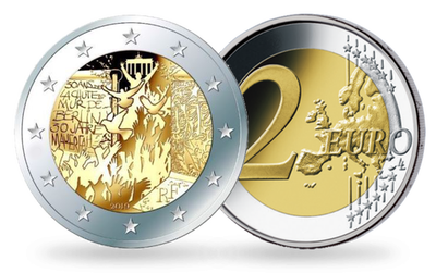 Monnaie de 2 Euros Chute du Mur Berlin 2019