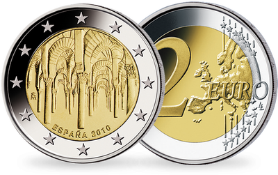 Monnaie de 2 Euros «Cathédrale de Cordoue» Espagne 2010 