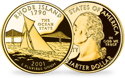 Les Quarter-Dollars des États-Unis  « Rhode Island/Vermont »