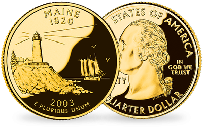 Les Quarter-Dollars des États-Unis  « Maine/Missouri »