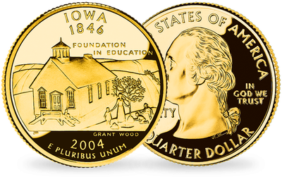 Les Quarter-Dollars des États-Unis « Iowa/Wisconsin »