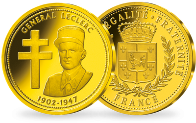 Frappe en or Général Leclerc 1902-1947