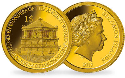 Les plus petites monnaies en or du monde : « Le Mausolée d'Halicarnasse »
