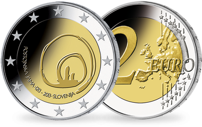 Monnaie de 2 Euros «800 ans de la découverte de la grotte de Postojna» Slovénie 2013