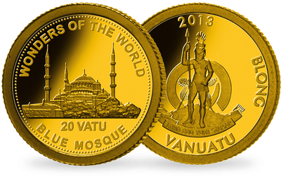 Monnaie de 20 Vatu Les Merveilles du Monde « La Mosquée Bleue » 2013