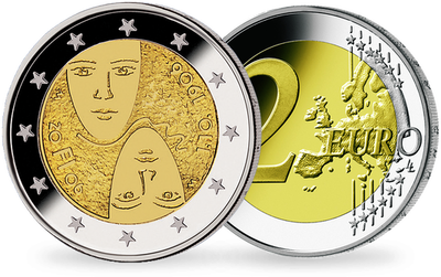 Monnaie de 2 Euros «100e anniversaire du suffrage universel et égalitaire» Finlande 2006