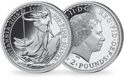 La frappe « Britannia 2015 » de la collection « Les 15 Monnaies Fabuleuses »