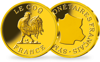 Le Coq, célèbre symbole monétaire français, sur une frappe en or massif !