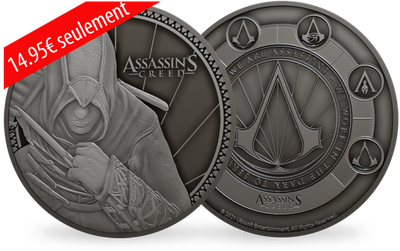 Collector : pièce en argent sous licence officielle Ubisoft TM «Assassin's Creed»
