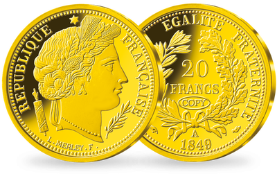 Exclusivité: Réédition en or pur «20 francs Cérès» pour les 170 ans du fameux motif 