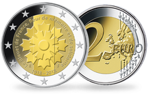 La monnaie de 2 Euros «Bleuet» France 2018