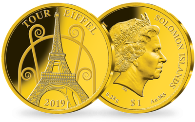 Frappe en or Salomon Tour Eiffel 2019