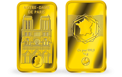 Lingot or - Notre Dame de Paris