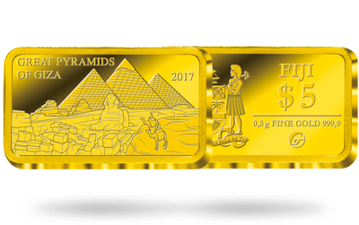 Lingot en or le plus pur «Pyramides de Gizeh»