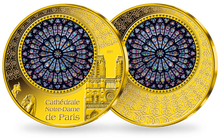 La frappe prestige en or massif « Cathédrale Notre-Dame de Paris » 