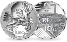 Monnaie de 10 Euros en argent pur «PARIS 2024 - Les Sports: Judo» 2021 