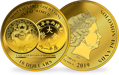 Monnaie en or 999,9 ‰  « Tael Kuping »