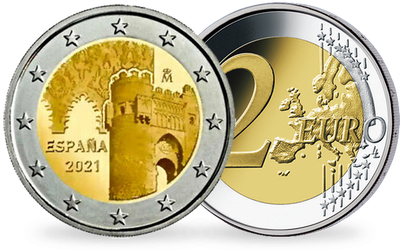 Monnaie de 2 Euros «Puerta del Sol» Espagne 2021