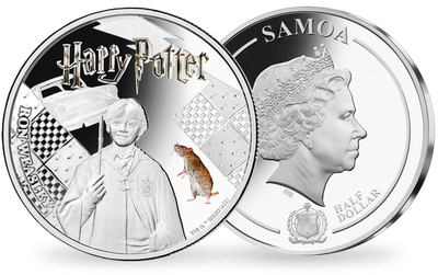 Monnaie officielle argentée et colorisée «Harry Potter - Ron Weasley» 2020