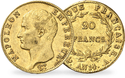 Monnaie 20 Francs or Napoléon « Calendrier révolutionnaire » 
