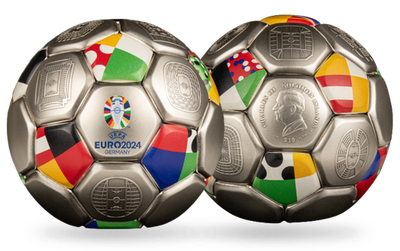 Monnaie sphérique « Le Ballon Euro UEFA 2024 »