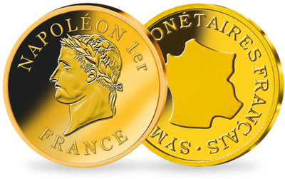 Frappe or Napoléon 1er - Les symboles monétaires en or