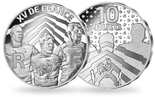 Votre monnaie en argent pur de 10€ « XV de France 2022 » 