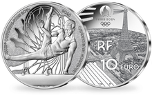 Monnaie de 10 Euros en argent pur «PARIS 2024 - Les Sports: Gymnastique artistique» 2023