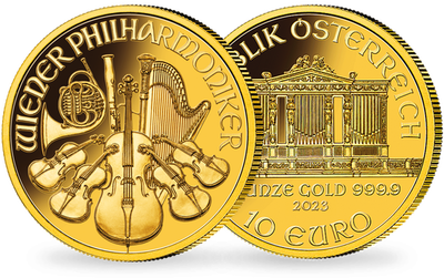 Monnaie en or pur «Orchestre Philharmonique de Vienne» 2023