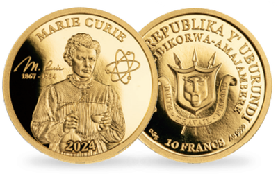 Monnaie en or pur « Marie Curie » 2024