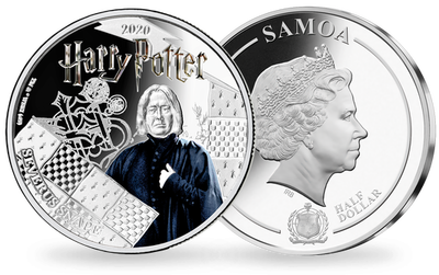 Monnaie officielle argentée et colorisée «Harry Potter - Rogue » 2020 
