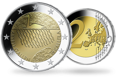 Monnaie de 2 Euros «150e anniversaire de la naissance de Akseli Gallen-Kallela» Finlande 2015