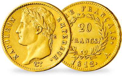 Monnaie 20 Francs or «Napoléon Ier Tête laurée»