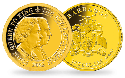 La monnaie en or le plus pur « La Succession Royale » 
